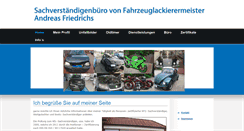 Desktop Screenshot of gutachter-friedrichs.de